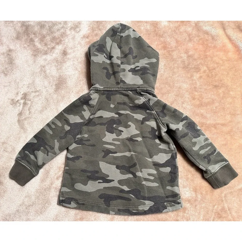 Baby‎ Gap 2 Pc sweat Suit 18-24 Mos Camo Pullover hoodie